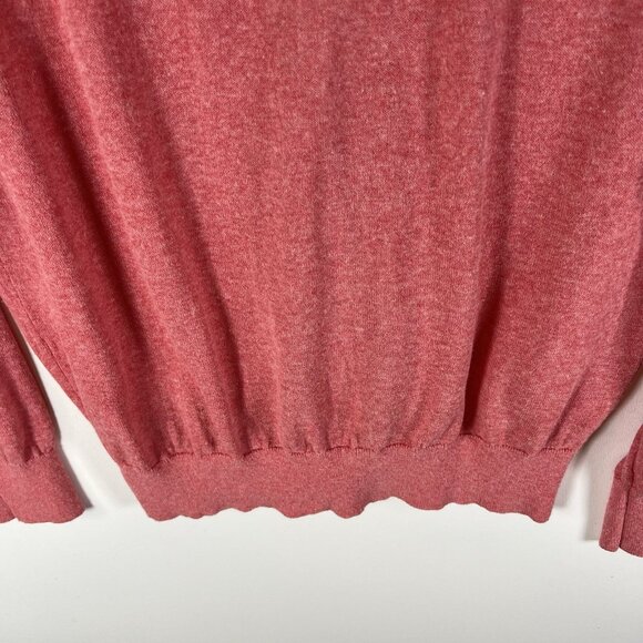 White + Warren Linen Pink Button Up Cardigan Women’s Size Medium Coastal beach - Picture 8 of 8